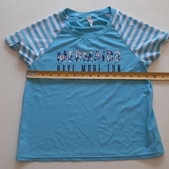 Ideology XL Mermaid short sleeve swim rashguard - Picture 8 of 8